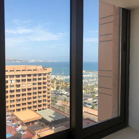 Apartamento Torre II Las Palmeras Mit Seitlichem Meerblick Und Pool In Fuengirola Exterior photo